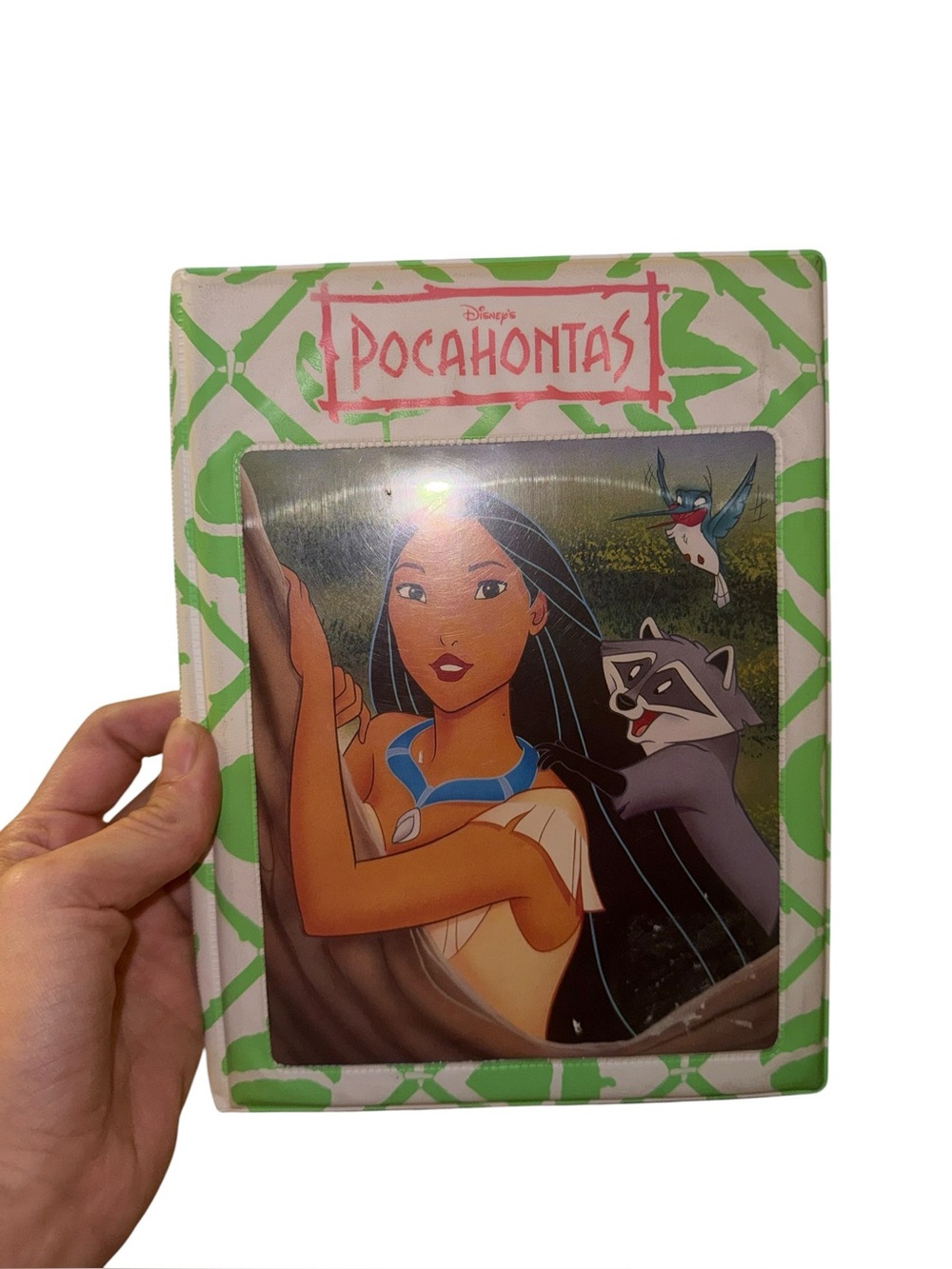Vintage Disney's Pocahontas puffy vinyl photo album